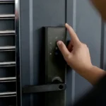 Cerradura Inteligente Negra Digital