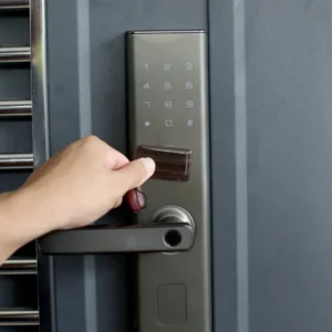 Cerradura Inteligente Negra Digital